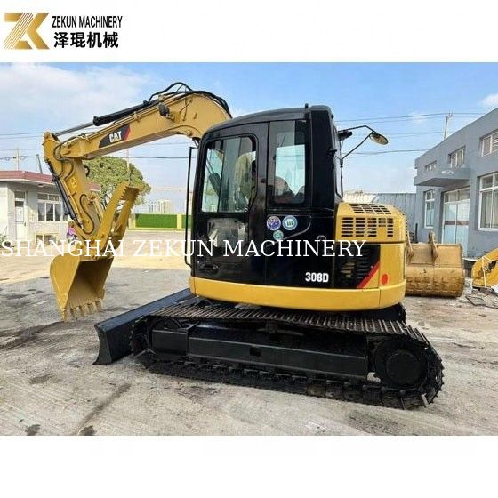 8 تن استفاده شده CAT 308 Excavator 308D Mini Bagger با عملکرد عالی