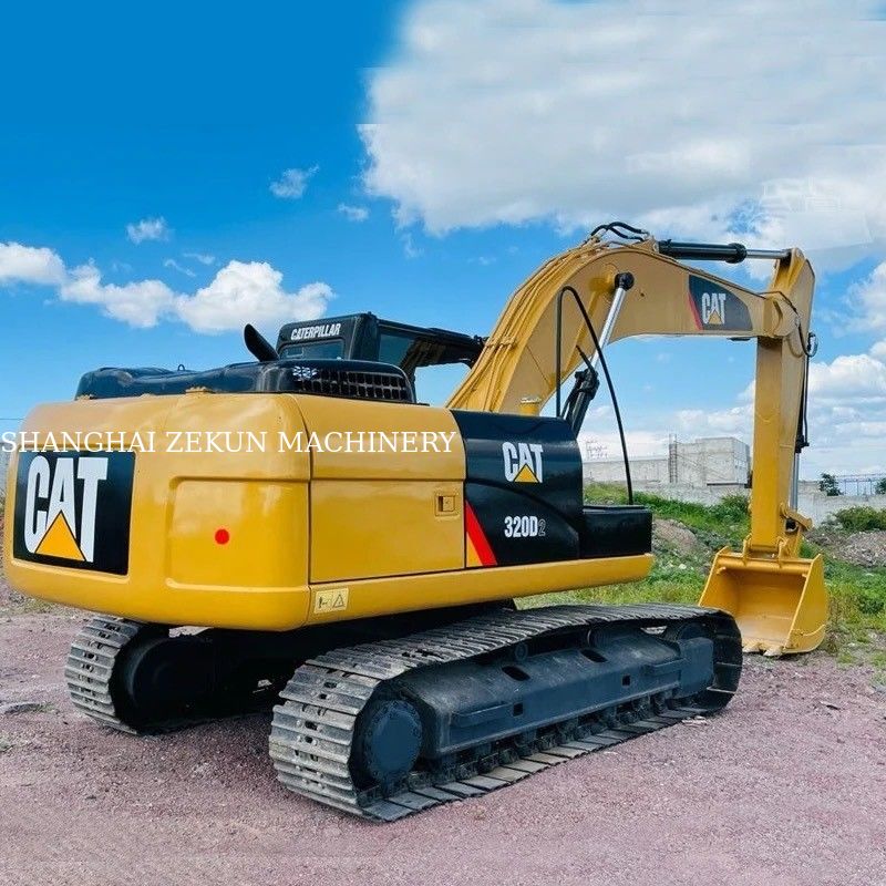 پمپ هیدرولیک کاواسکی استفاده شده Cat 420F بارگیری ماشین کاوشگر Caterpillar 416 420 Retro Excavator