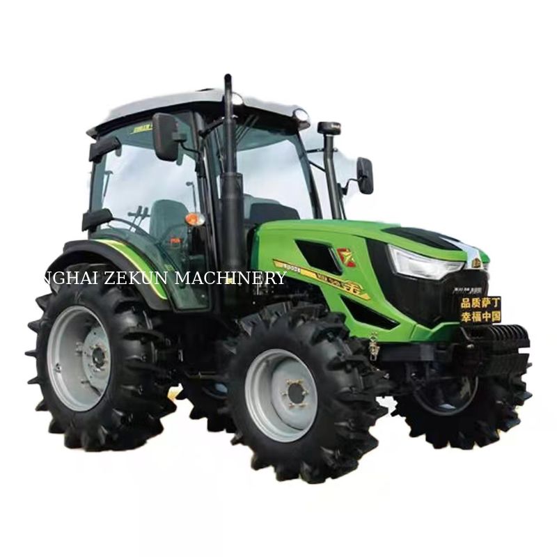 تراکتور سبز 100 اسب جنبنده 4WD تراکتور کاملا جدید برای استفاده کشاورزی