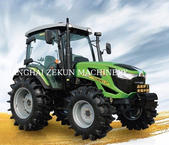 تراکتور سبز 100 اسب جنبنده 4WD تراکتور کاملا جدید برای استفاده کشاورزی