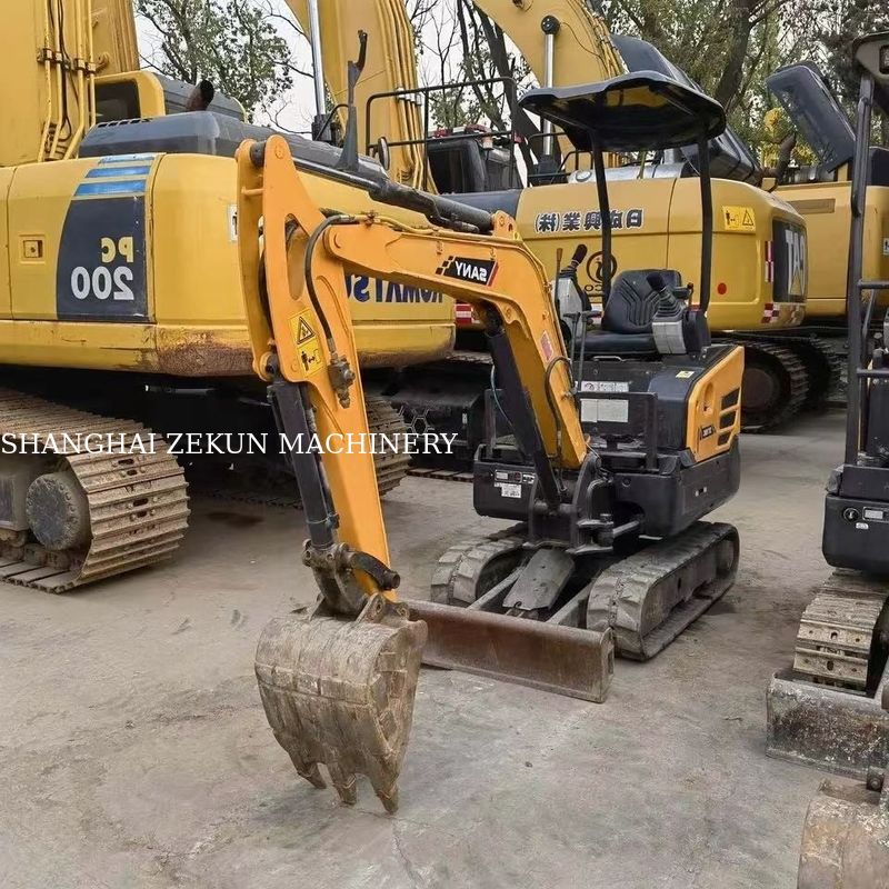 10.3KW Sany SY16C 1.6Ton مینی حفاری با لاستیک لاستیک و پمپ هیدرولیک اصلی