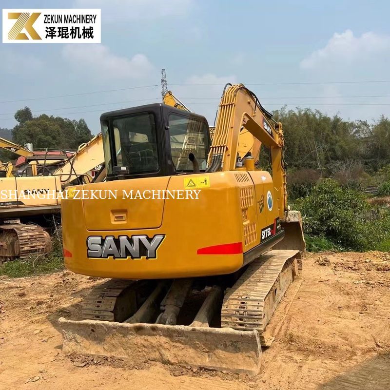 سال 2022 استفاده شده 7.5T Sany 75C Excavator SY75C-8 SY75C PRO حفاری های دست دوم