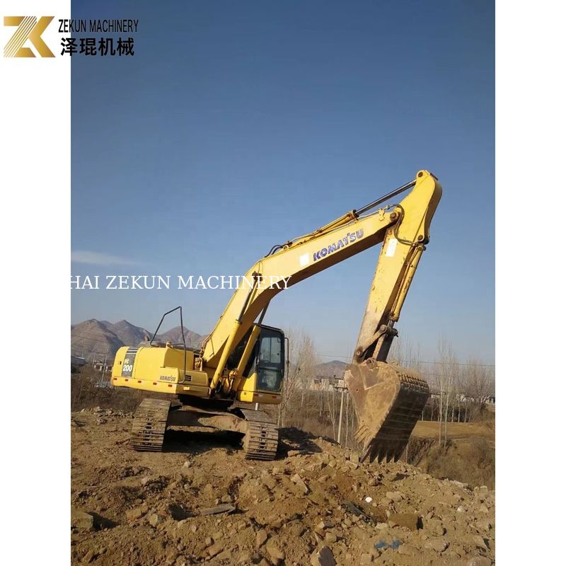 کاماتسو PC200-7 کاوشگر 20 تن در سال 2015 برای ماشین آلات ساختمانی استفاده می شود