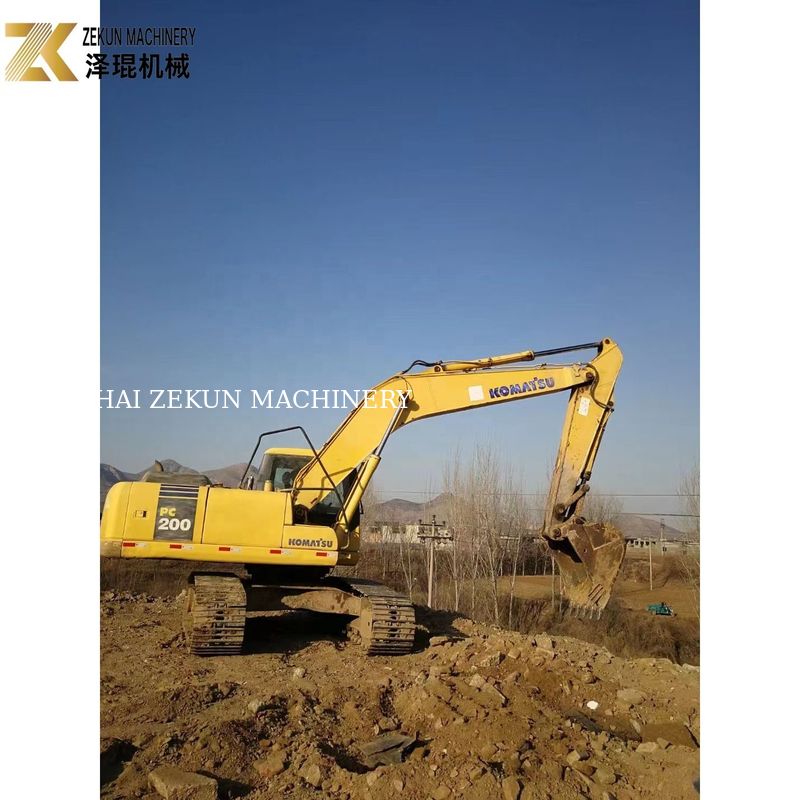 کاماتسو PC200-7 کاوشگر 20 تن در سال 2015 برای ماشین آلات ساختمانی استفاده می شود