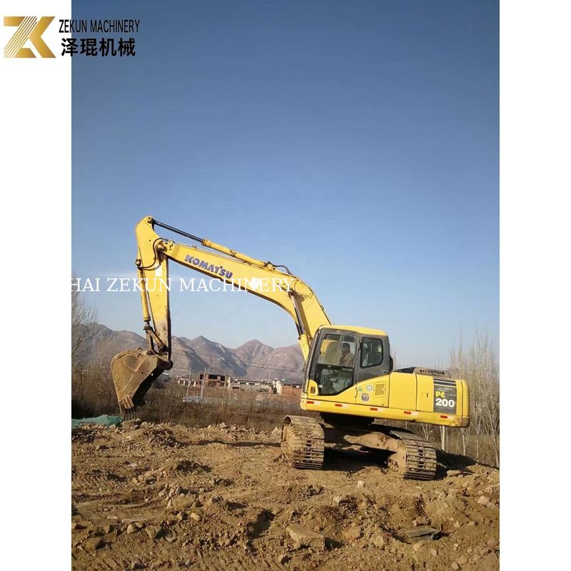 کاماتسو PC200-7 کاوشگر 20 تن در سال 2015 برای ماشین آلات ساختمانی استفاده می شود