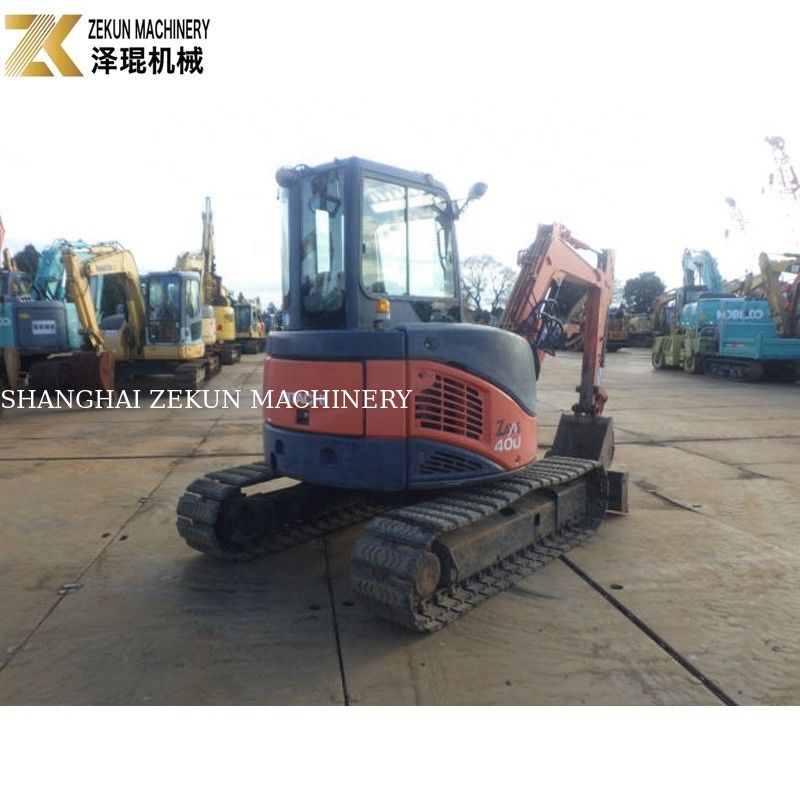 هیتاشی zx40u استفاده شده حفاری 4 تن وزنه عملیاتی 2001-4000 ساعت کار