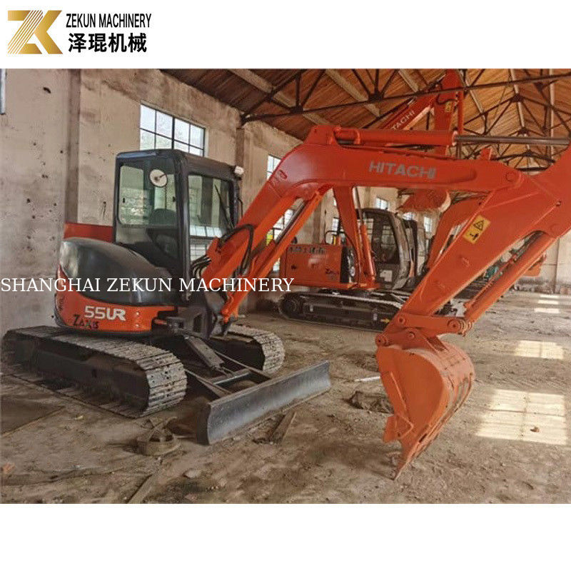 33.1Kw قدرت Hitachi ZX55 Excavator 5.5 تن مینی Bagger با 2001-4000 ساعت کار