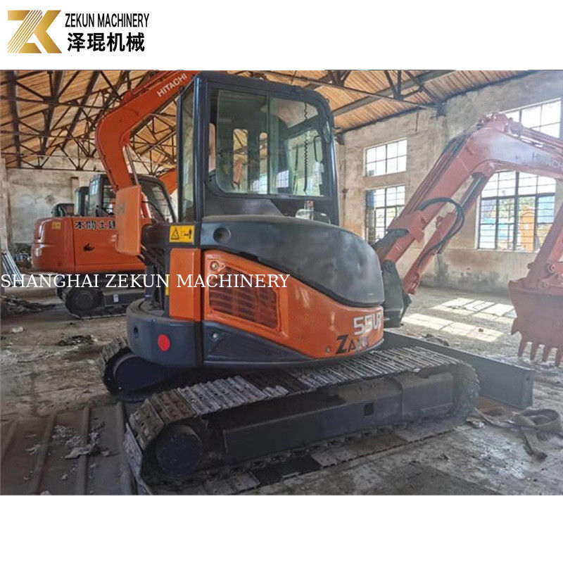 33.1Kw قدرت Hitachi ZX55 Excavator 5.5 تن مینی Bagger با 2001-4000 ساعت کار