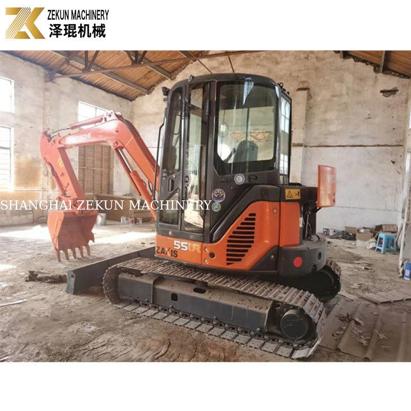 33.1Kw قدرت Hitachi ZX55 Excavator 5.5 تن مینی Bagger با 2001-4000 ساعت کار