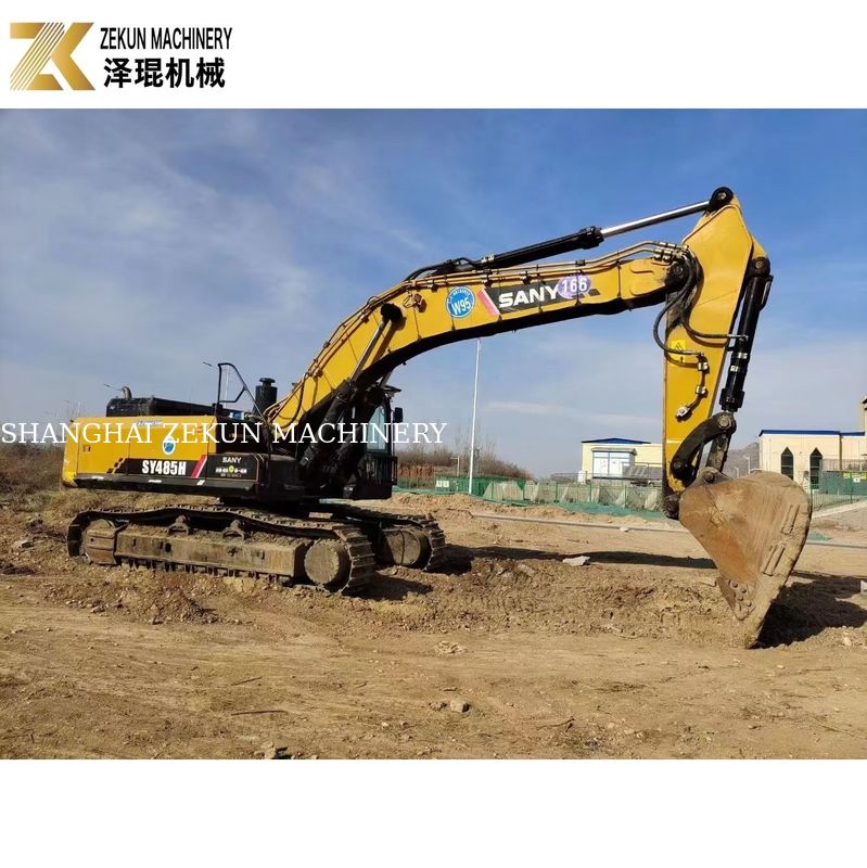 ماشین حفاری بزرگ ساختمانی Sany 485 SY485H 48 تن با موتور SANY 6WG1X
