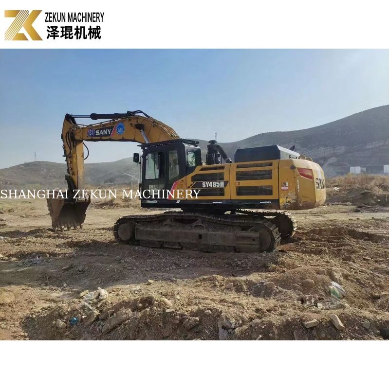 ماشین حفاری بزرگ ساختمانی Sany 485 SY485H 48 تن با موتور SANY 6WG1X