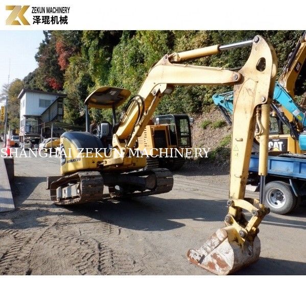 استفاده شده ژاپن Komatsu PC55MR PC55MR-2 حفاری 5.5 تن برای ساخت و ساز و کشاورزی حفاری