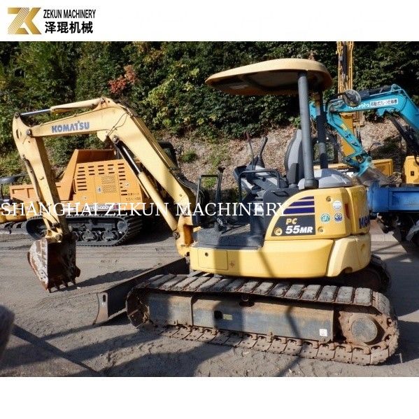 استفاده شده ژاپن Komatsu PC55MR PC55MR-2 حفاری 5.5 تن برای ساخت و ساز و کشاورزی حفاری