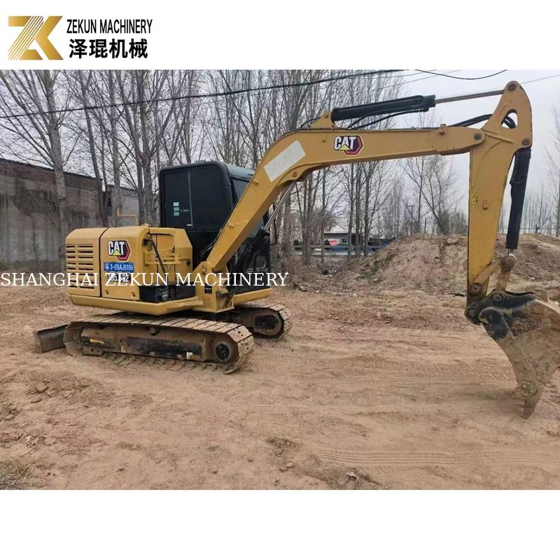 CAT 305.5E2 Excavator Crawler استفاده شده 5.5 تن با انگشت دست هیدرولیک از Caterpillar