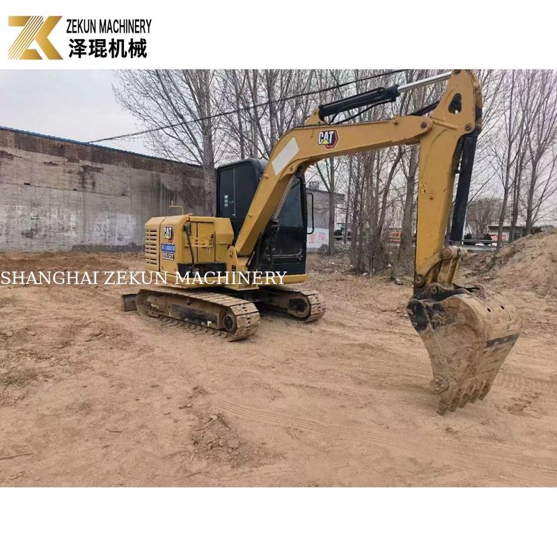 CAT 305.5E2 Excavator Crawler استفاده شده 5.5 تن با انگشت دست هیدرولیک از Caterpillar