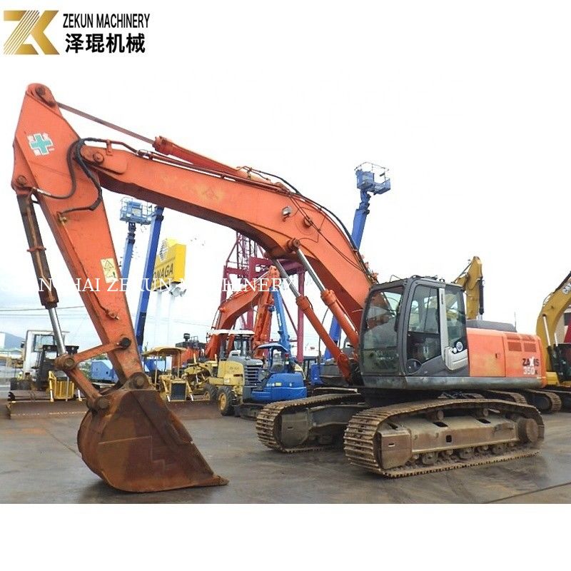 تجهیزات ساختمانی استفاده شده Hitachi 350 Excavator ZX350K 35 تن با موتور AA-6HK1X