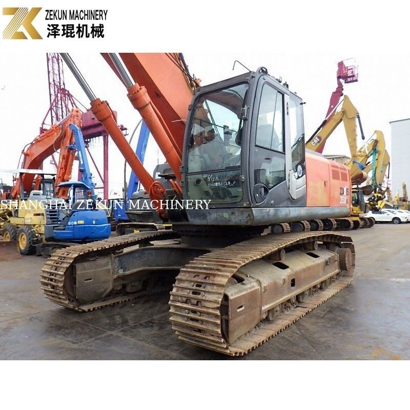 تجهیزات ساختمانی استفاده شده Hitachi 350 Excavator ZX350K 35 تن با موتور AA-6HK1X