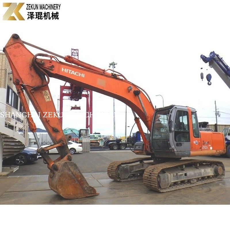 21 تن استفاده شده Hitachi Zaxis 210 Excavator ZX210 Crawler Excavator با ظرفیت 1.0m3