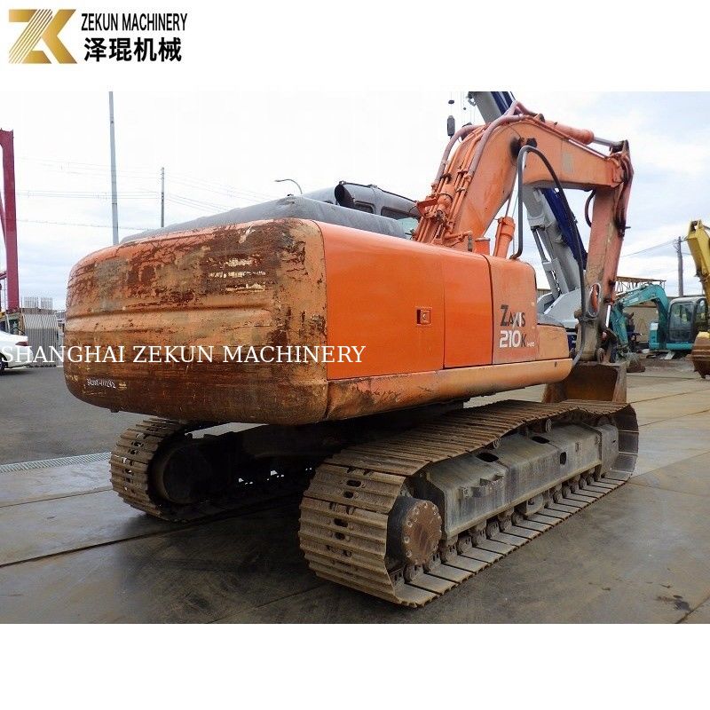 21 تن استفاده شده Hitachi Zaxis 210 Excavator ZX210 Crawler Excavator با ظرفیت 1.0m3