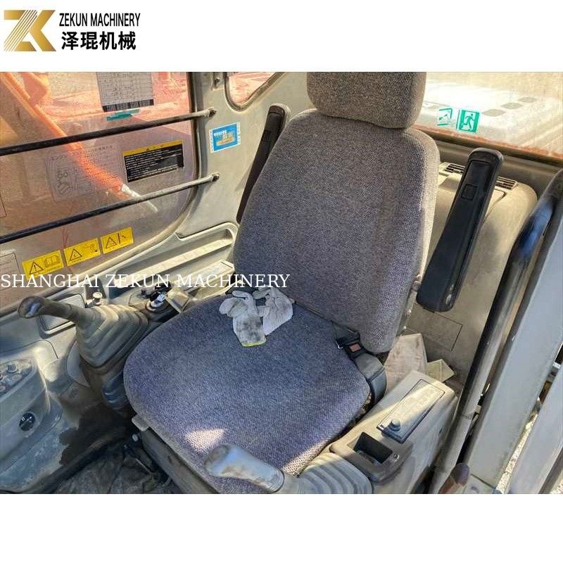 رنگ اصلی 12 تن استفاده شده Hitachi EX 120 Excavator EX120-5 با موتور 60.5Kw ISUZU
