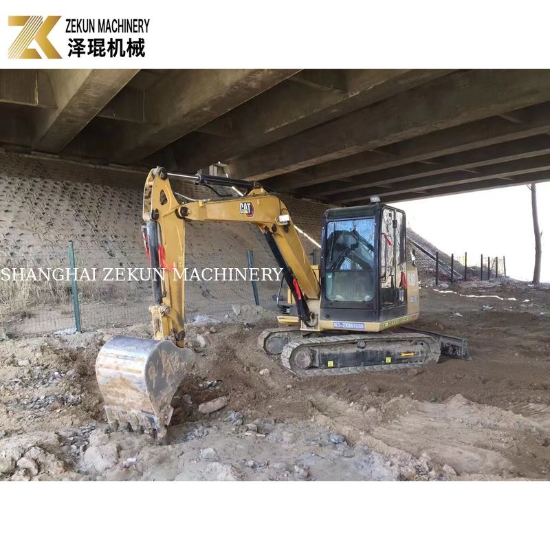 CAT 305.5E مینی حفاری استفاده شده 5.5 تن رنگ اصلی موتور CAT