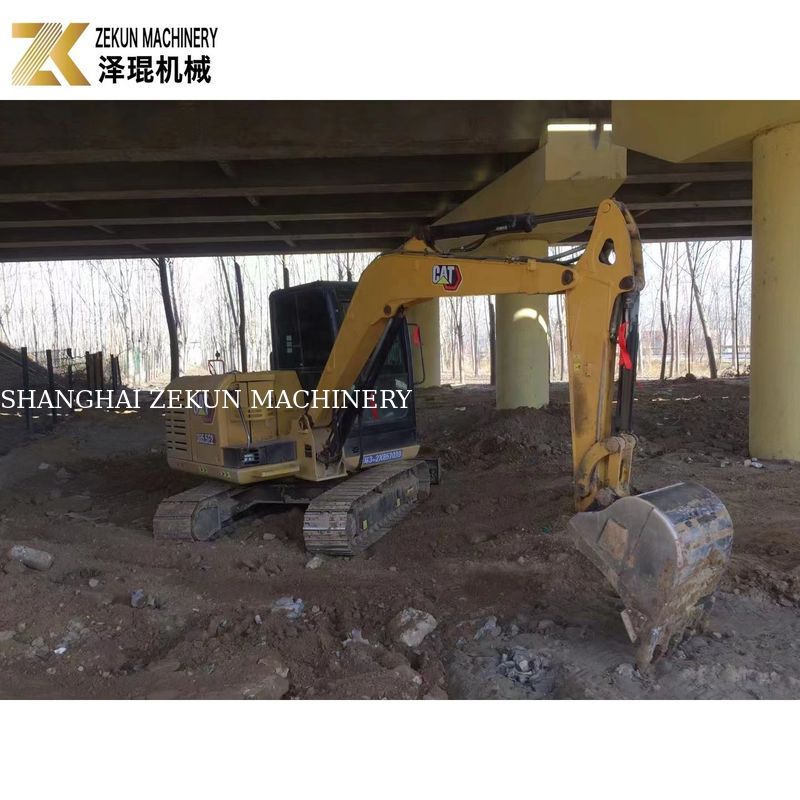 CAT 305.5E مینی حفاری استفاده شده 5.5 تن رنگ اصلی موتور CAT