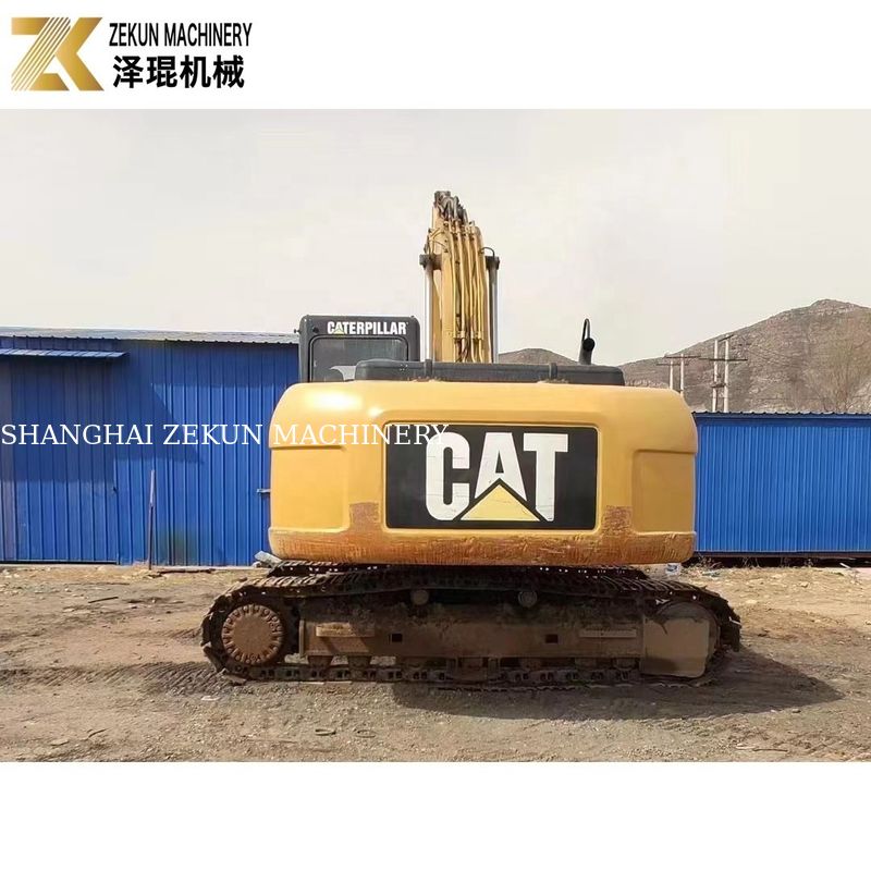 CAT 320D کاوشگر خزنده استفاده شده در ژاپن 20930 KG وزن ماشین CAT شیر هیدرولیک