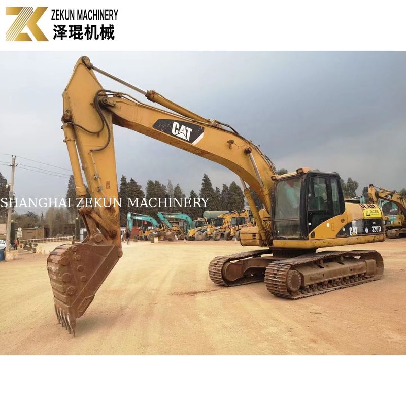 تزریق الکتریکی 20 تن استفاده شده CAT 320D حفاری برای ماشین آلات ساخت و ساز در بهترین حالت