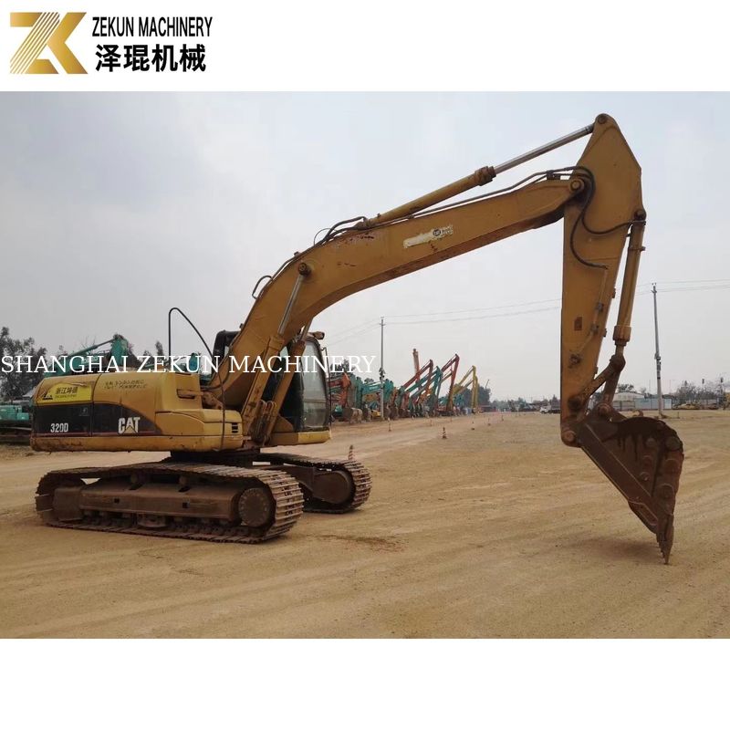تزریق الکتریکی 20 تن استفاده شده CAT 320D حفاری برای ماشین آلات ساخت و ساز در بهترین حالت