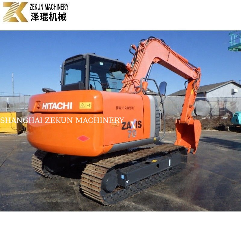مینی کوچک 7 تن Hitachi Zaxis 70 Crawler Excavator ZX70 با 2001-4000 ساعت کار