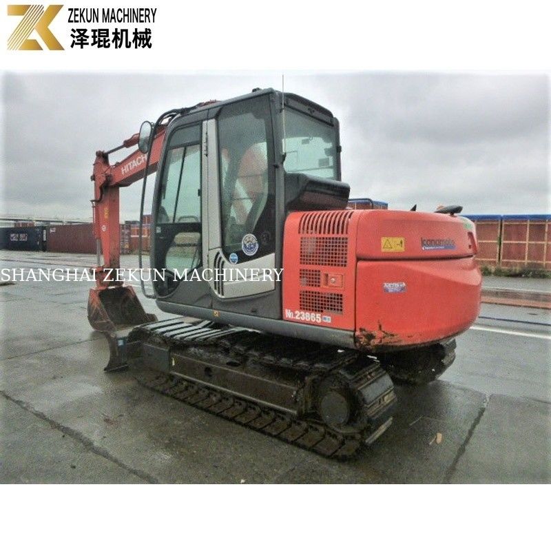 7 تن Hitachi ZX 70 Excavator با انگشت بزرگ و موتور قدرتمند ISUZU برای سطل کوچک