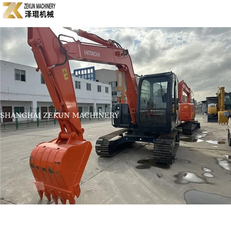 حفاری استفاده شده Hitachi ZX70 با موتور ISUZU و پمپ هیدرولیک اصلی در ژاپن