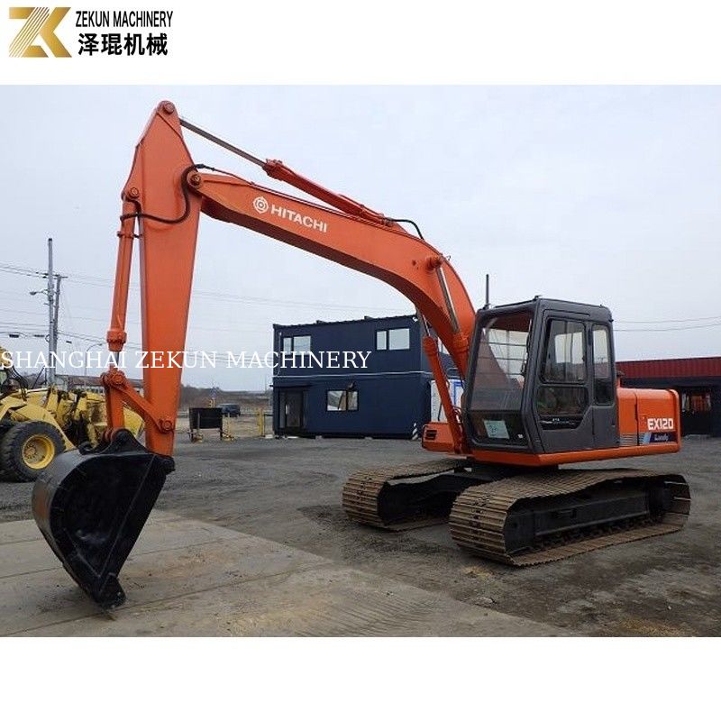 Hitachi EX120-1 حفاری برای خزنده در ساخت جاده ساخته شده در ژاپن
