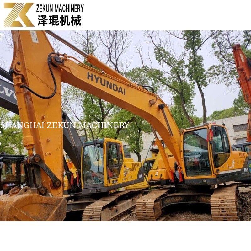 21 تن استفاده شده هیوندای 215 حفاری R215-9 حفاری دست دوم با پمپ اصلی