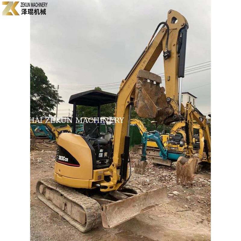 0.03M3 ظرفیت سطل CAT303 CCR 303E استفاده شده مینی حفاری برای نیازهای شما
