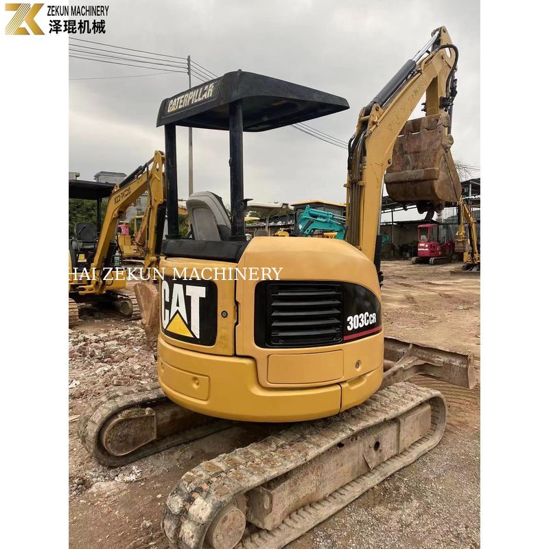 0.03M3 ظرفیت سطل CAT303 CCR 303E استفاده شده مینی حفاری برای نیازهای شما