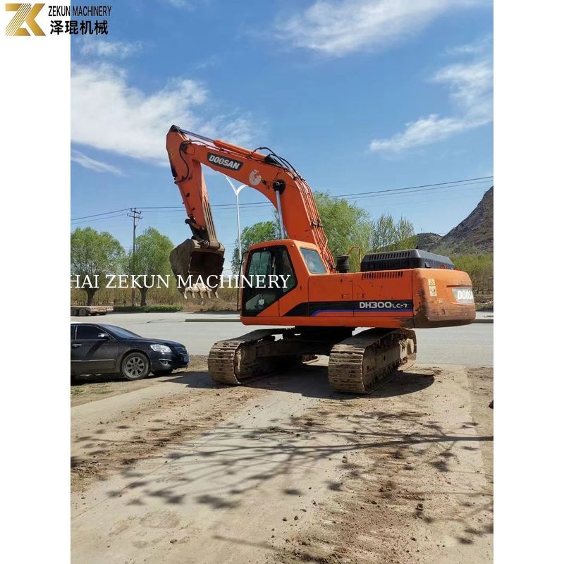 DH300-7 استفاده شده Doosan Excavator 30Ton سال 2017 سیلندر هیدرولیک برای معدن