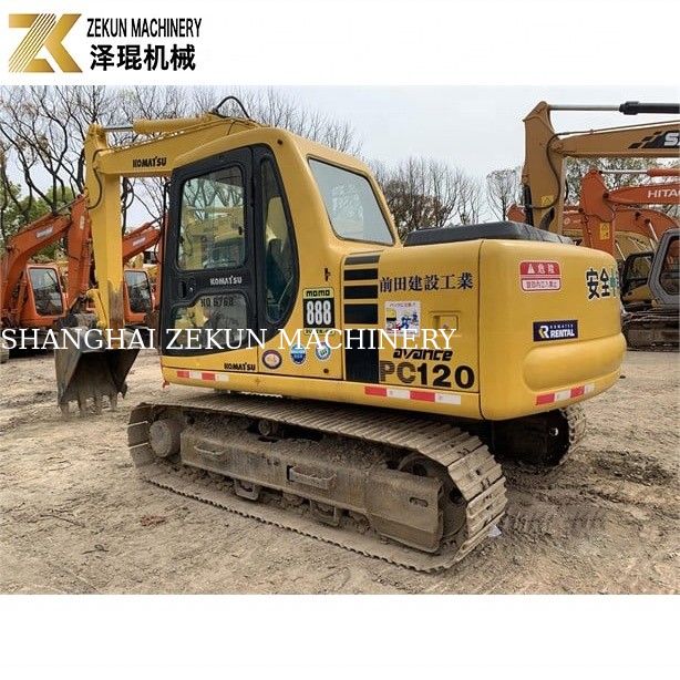 2016 استفاده شده Komatsu PC120-6 Excavator Crawler 120 6 8 برای حفاری کشاورزی