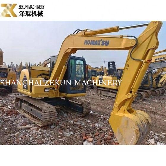 0.35m3 سطل استفاده شده Komatsu Excavator PC 70 8 7T استفاده شده Komatsu Mini Excavator