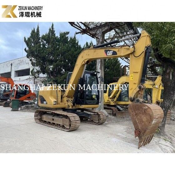 41.5KW استفاده شده Cat 307 Excavator 7 تن استفاده شده Crawler Excavator ساخت و ساز