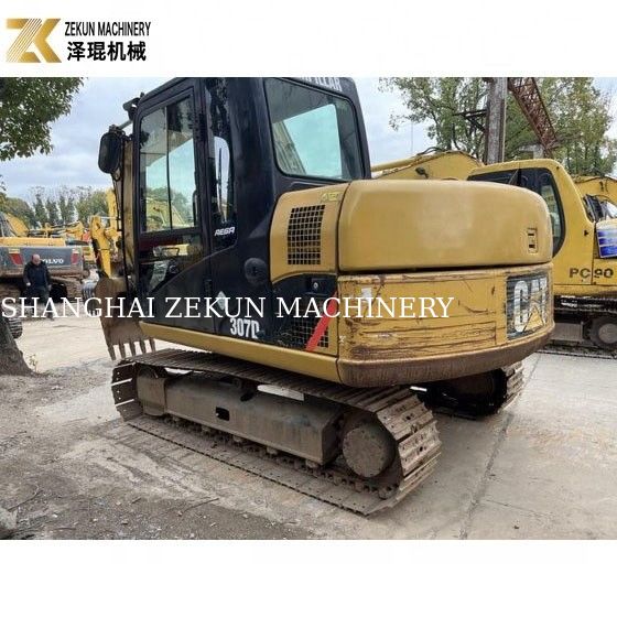 41.5KW استفاده شده Cat 307 Excavator 7 تن استفاده شده Crawler Excavator ساخت و ساز