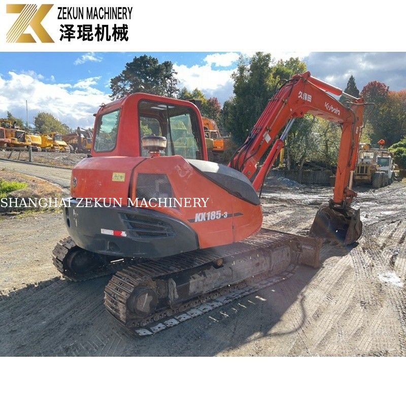 KX185 KX185-3 8 تن مینی حفاری Kubota 185 ماشین حفاری استفاده شده