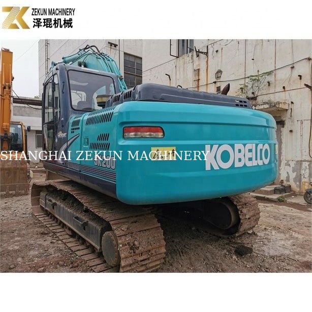 طراحی اصلی استفاده شده Kobelco SK 200 200-8 آبی حفاری دست دوم