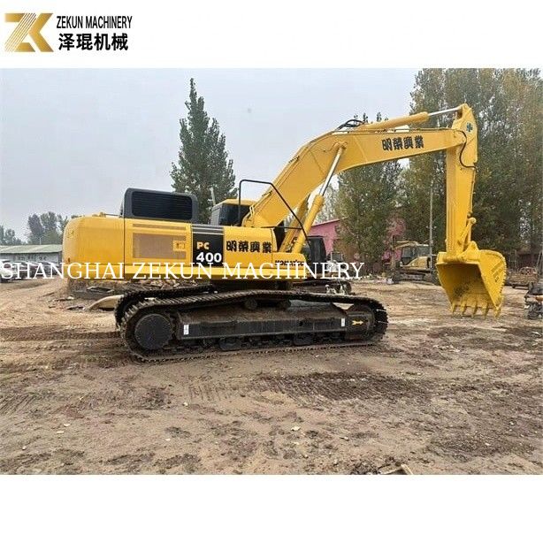 1.9m3 سطل هیدرولیک خزنده حفاری استفاده شده Komatsu PC400-7 برای عملکرد بدون مشکل