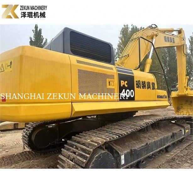 1.9m3 سطل هیدرولیک خزنده حفاری استفاده شده Komatsu PC400-7 برای عملکرد بدون مشکل