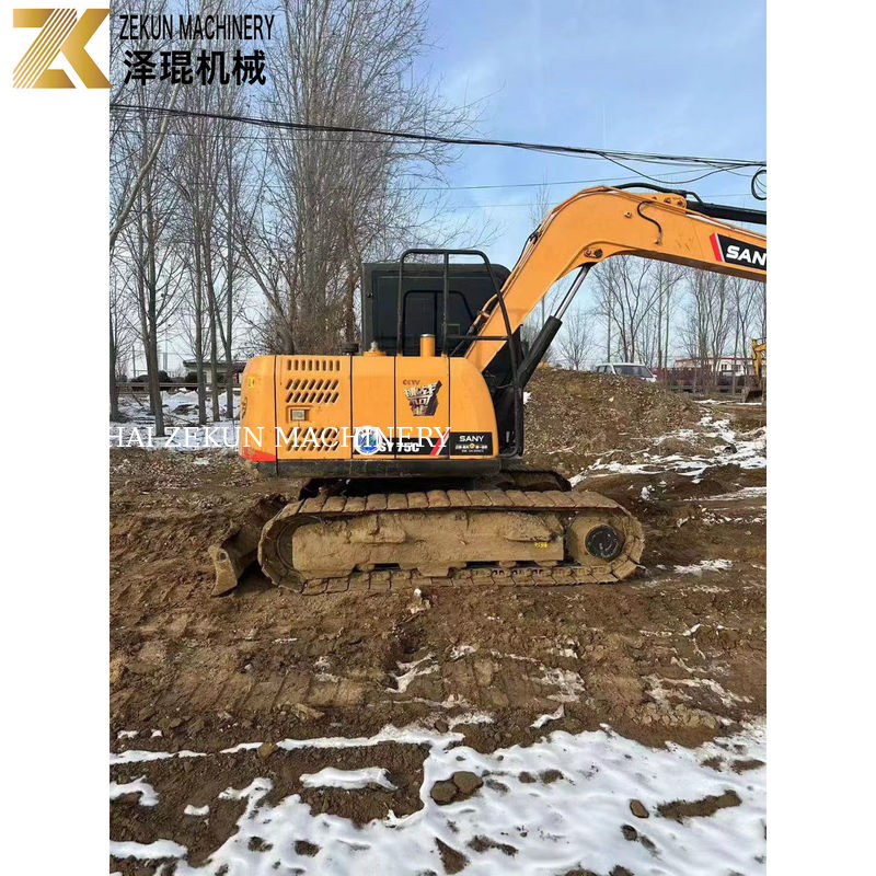 7.5تن SANY 75C Excavator با سایر سیلندر های هیدرولیک استفاده می شود و در سال 2015