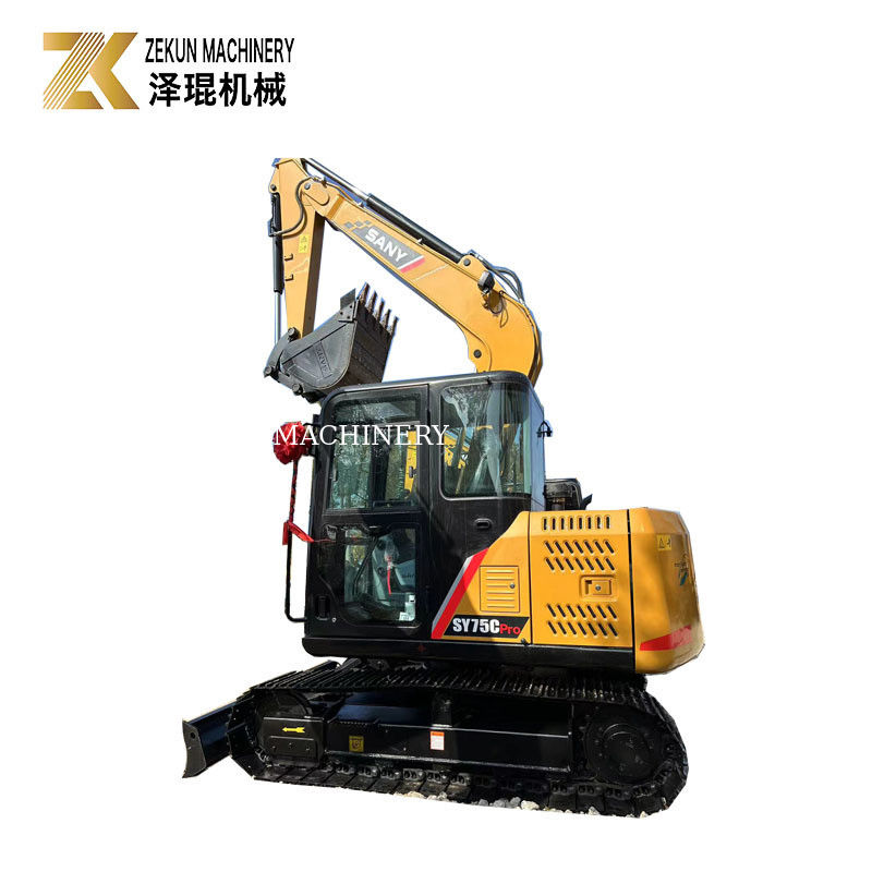 دست دوم Sany SY75C Pro 7.5 تن کاوشگر کوچک با موتور ISUZU