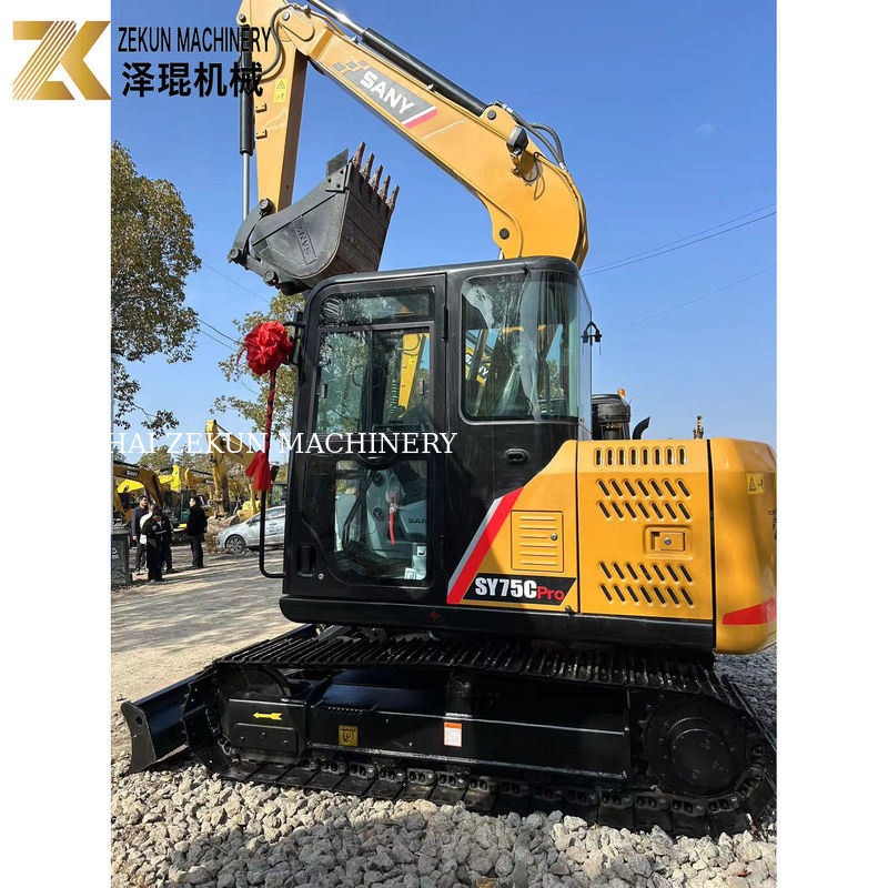 دست دوم Sany SY75C Pro 7.5 تن کاوشگر کوچک با موتور ISUZU