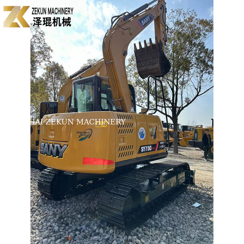 دست دوم Sany SY75C Pro 7.5 تن کاوشگر کوچک با موتور ISUZU