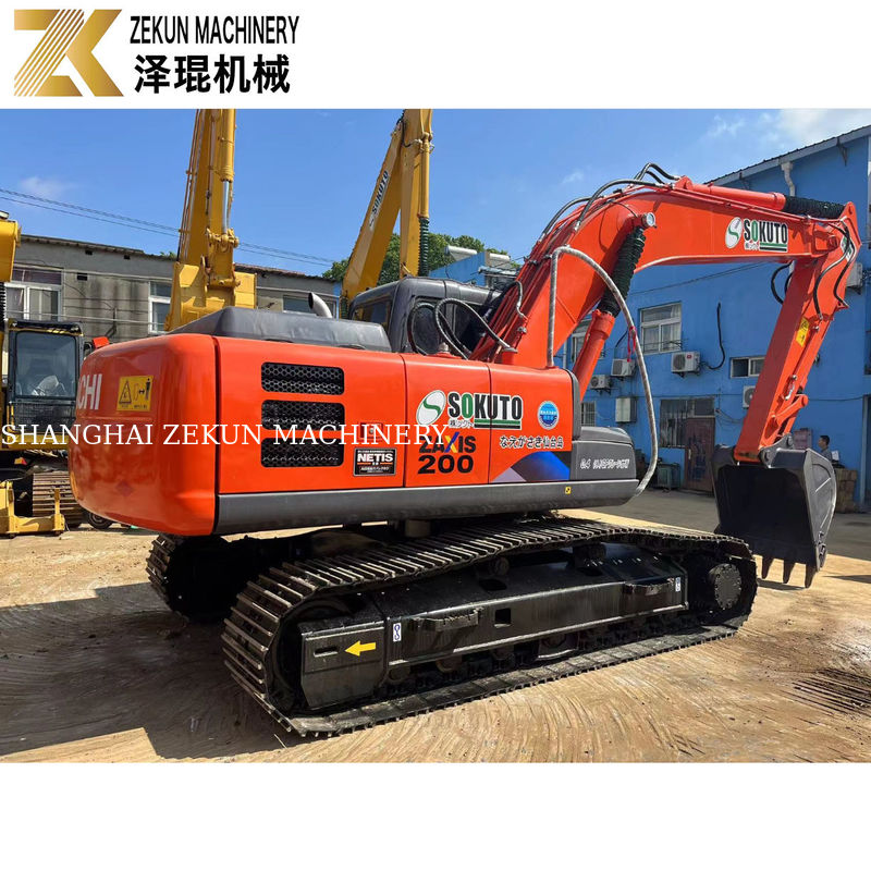 20 تن استفاده شده دست دوم HITACHI ZX 200-3G کاوشگر خزنده حفاری حالت خوب